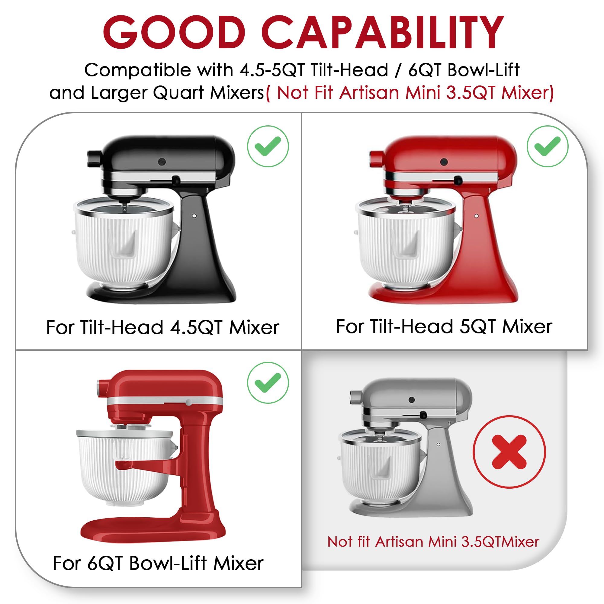 Amazon.co.jp: Kitchenaidスタンドミキサー用アイスクリームメーカー
